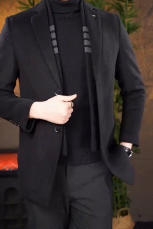 Men’s Premium Black Tailored Blazer