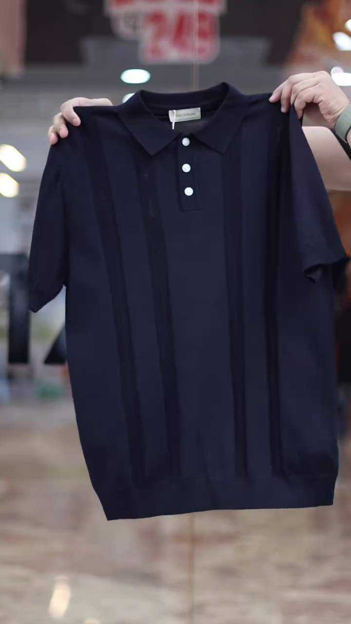 Green Organic Cotton Polo T-Shirt - Image 5