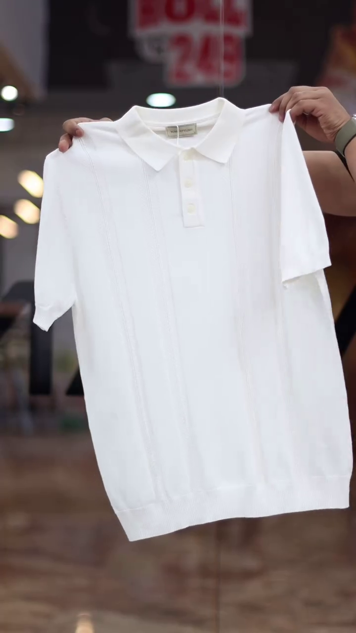 Green Organic Cotton Polo T-Shirt - Image 4