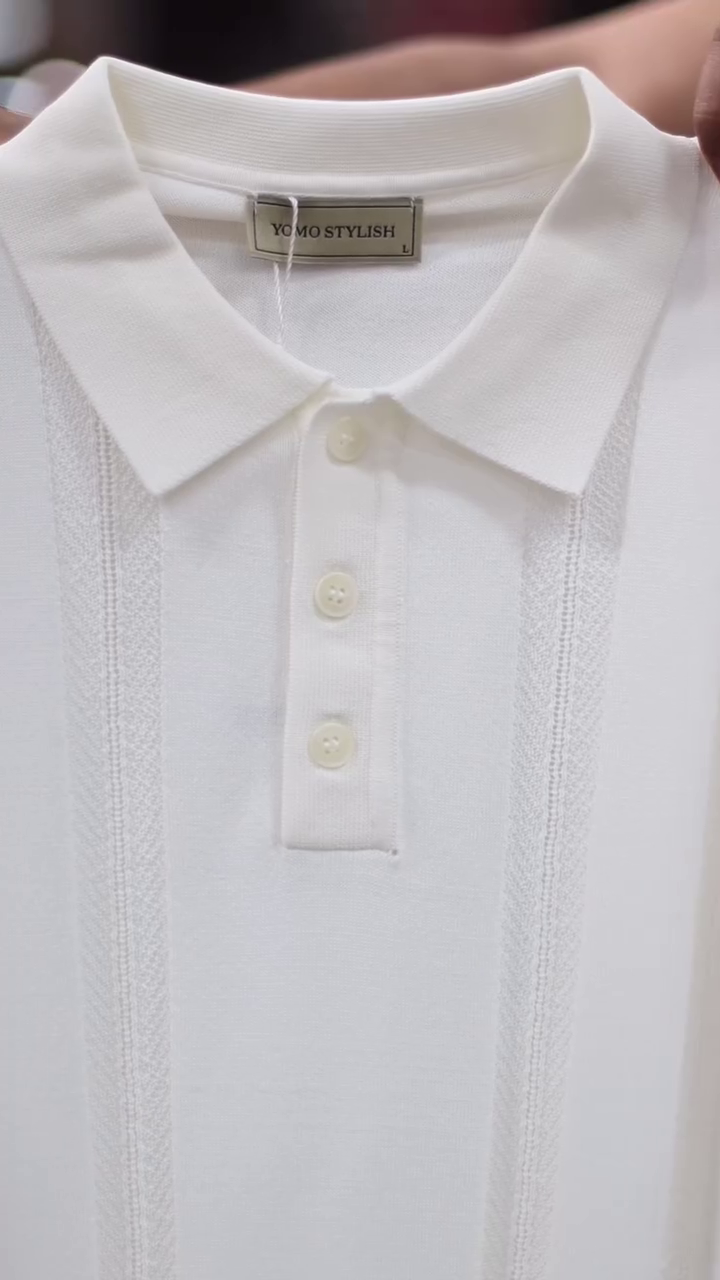 Green Organic Cotton Polo T-Shirt - Image 3