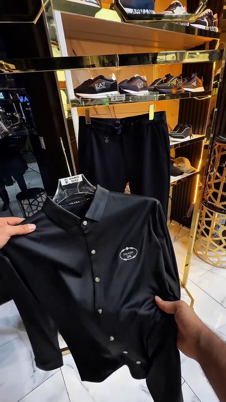 Modern Party Wear Shirt and Pant Combo Set for Men - Image 3