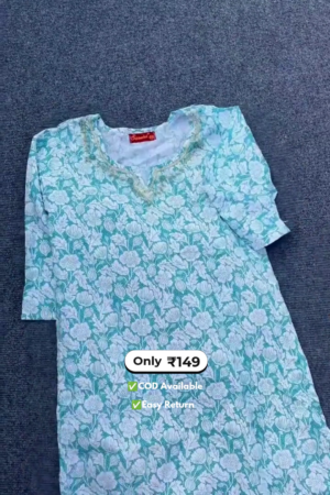 Women’s Printed Kurti with Palazzo