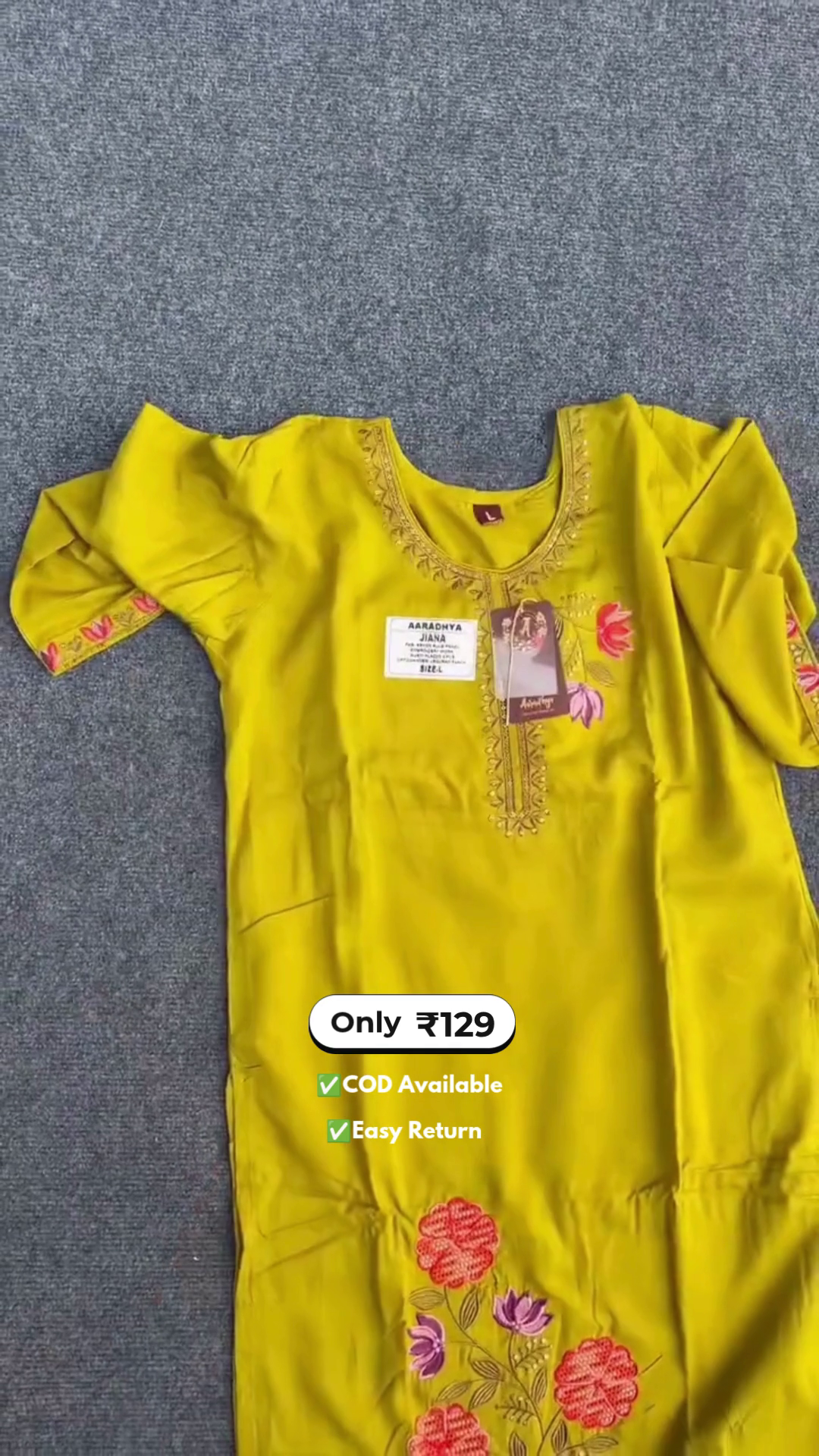 Elegant Yellow Dress Set with Beige Detailing for Women