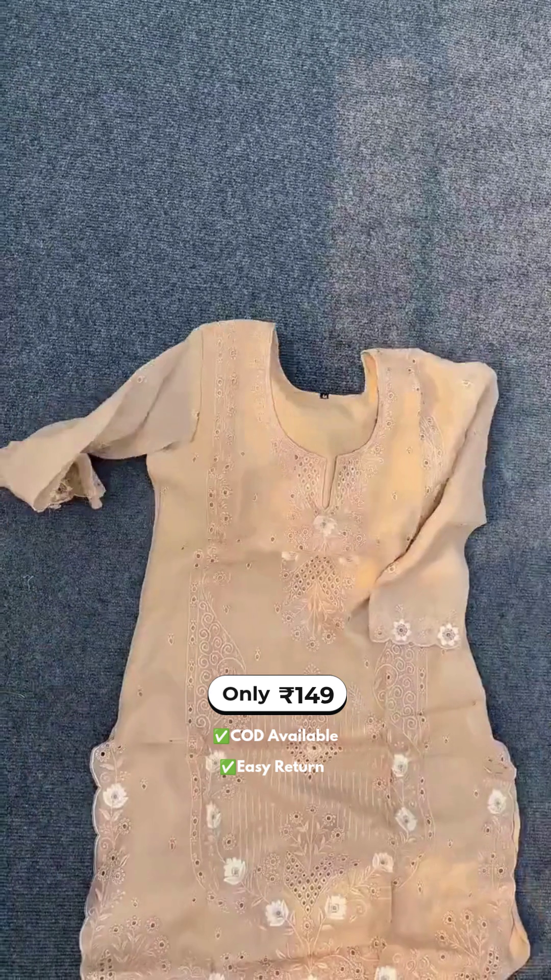 Women's Elegant Cream Colour Salwar Suit with Beautiful Designer Pattern