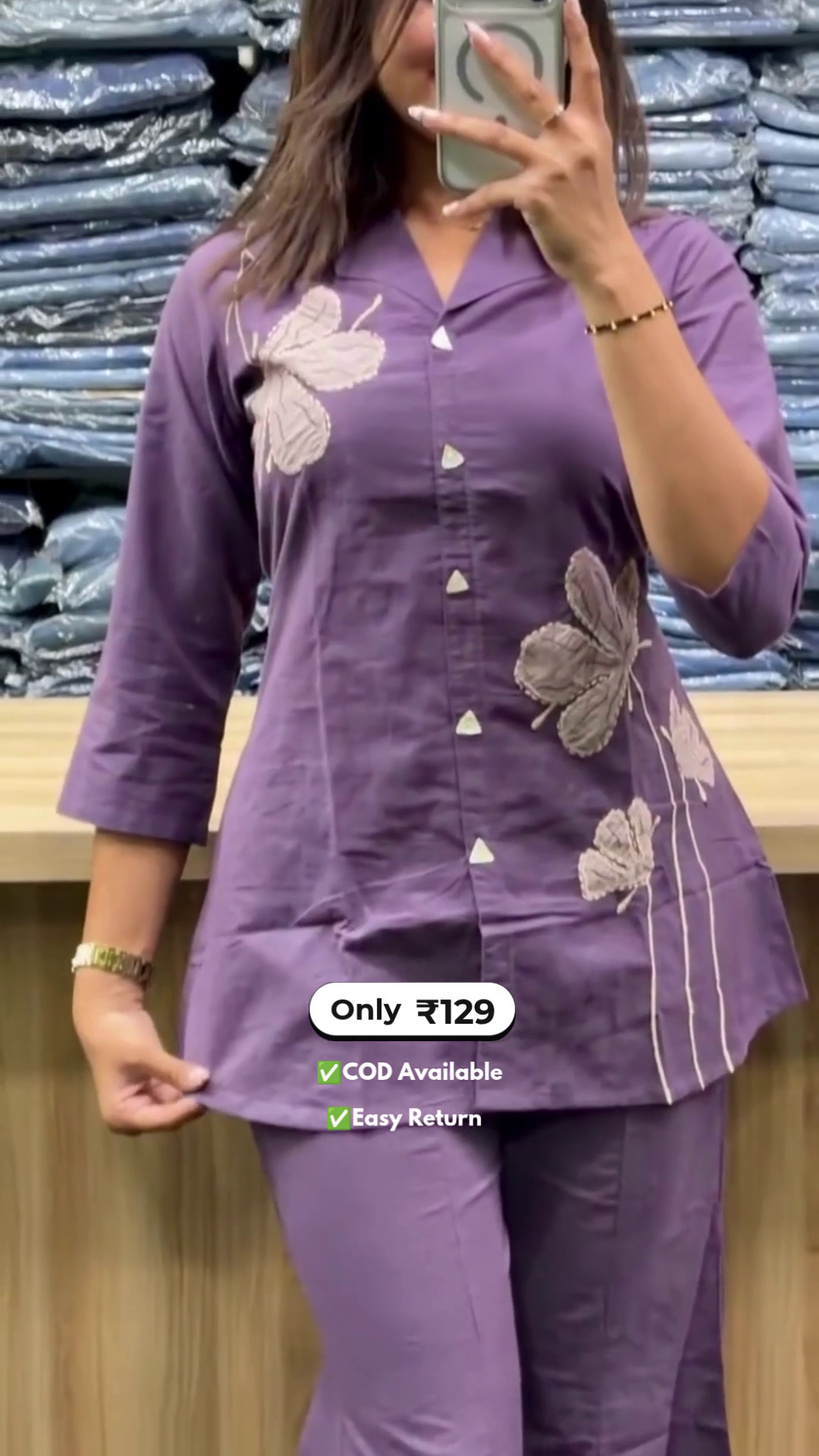 Women's Stylish Co-Ord Set with Bootcut Pants - Image 2
