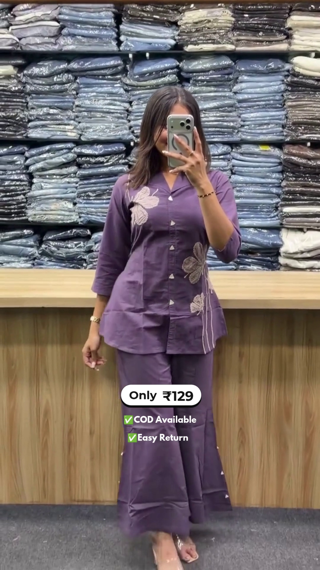 Women's Stylish Co-Ord Set with Bootcut Pants - Image 6