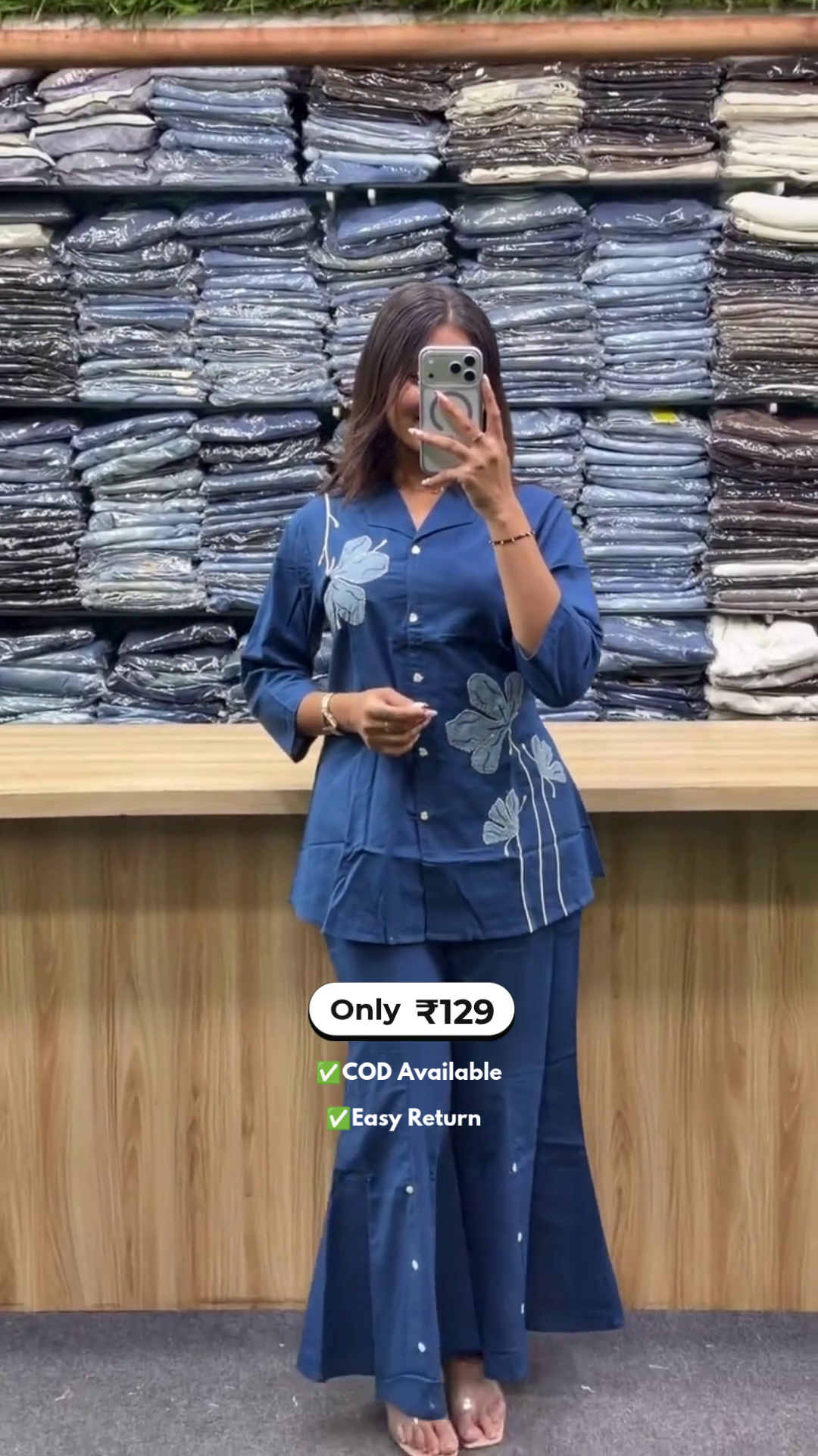 Women's Stylish Co-Ord Set with Bootcut Pants - Image 3