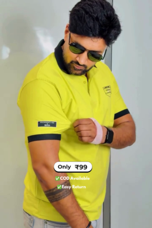 Men's Collared Daily Wear T-Shirt