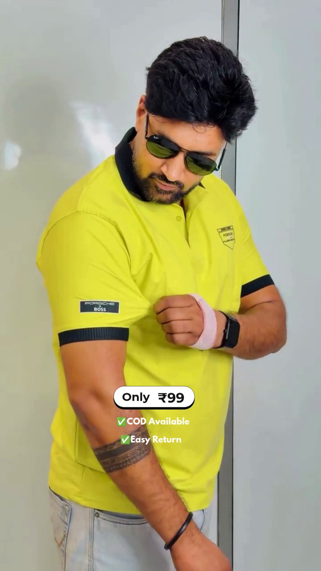 Men's Collared Daily Wear T-Shirt