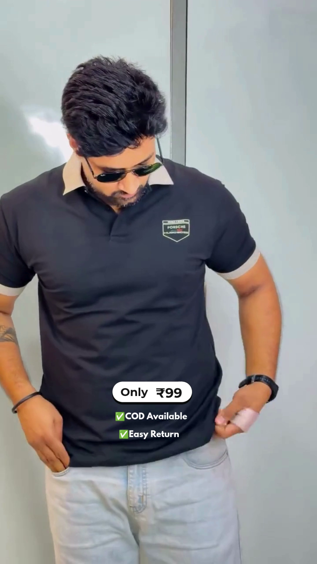 Men's Collared Daily Wear T-Shirt - Image 3