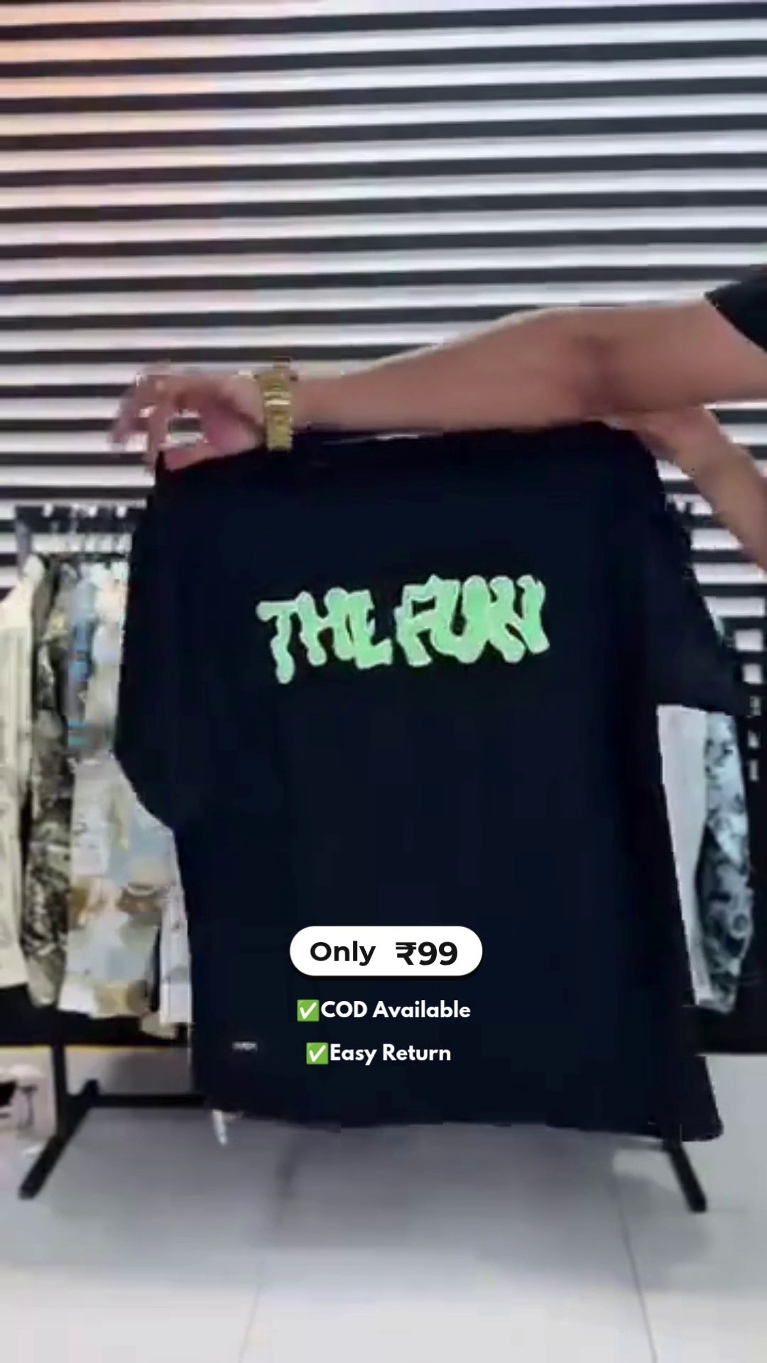Men's Front & Back Printed Daily Wear T-Shirt - Image 5